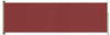 vidaXL Seitenmarkise Ausziehbar 160x500cm Rot