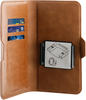 Vivanco Handyhülle Universal Book Case Gr. L braun (62371) Handyhülle