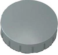 MAUL Magnet Rundmagnet Solid 24 mm 0,6 kg Haftkraft 10 St&uuml;ck grau