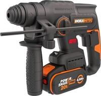 Worx Akku-Bohrhammer NITRO WX381, max. 1350 U/min, (Set), Brushless-Motor,...