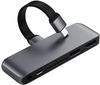 Satechi USB-C Mobile Pro Hub SD Tablet-Adapter USB-C zu 3,5-mm-Klinke, HDMI,