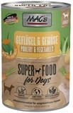 MAC'S Gefl&uuml;gel & Gem&uuml;se 400 g - 6 St&uuml;ck, Nassfutter f&uuml;r: Hund
