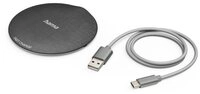 Hama Wireless Charger "QI-FC10 Metal", 10 W, kabelloses Wireless Charger