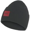 HUGO Beanie Xaff 6 mit Logobadge, Woll-Mix