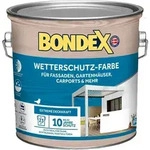 Bondex Wetterschutzfarbe Wetterschutz-Farbe 2,5 L in Weiss, witterungsbest&auml;ndig,