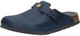 Pantolette BIRKENSTOCK "Boston ESD", Damen, Gr. 39, blau, Obermaterial: 100%