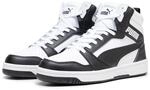 Sneaker PUMA "REBOUND V6", Herren, Gr. 37, schwarz-wei&szlig; (puma wei&szlig;, puma schwarz,