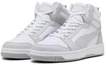 Sneaker PUMA "REBOUND V6", Herren, Gr. 36, wei&szlig; (puma wei&szlig;, ash gray), Synthetik,