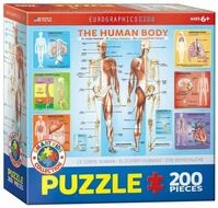 EUROGRAPHICS Puzzle Menschlicher K&ouml;rper Puzzle 200 Teile, Puzzleteile