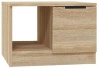 vidaXL Ablagetisch, Couchtisch Sonoma-Eiche 50x50x36 cm Holzwerkstoff