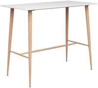 vidaXL Esstisch Bartisch Wei&szlig; 120x60x105 cm (1-St)