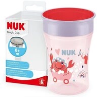 NUK Trinklernbecher Magic Cup Girl - Trinkbecher - 230 ml - rot