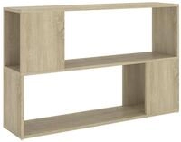 vidaXL B&uuml;cherregal, Buchregal Sonoma-Eiche 100x24x63 cm Holzwerkstoff