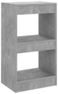 vidaXL B&uuml;cherregal B&uuml;cherregal/Raumteiler Betongrau 40x30x72 cm, 1-tlg.