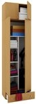 VCM Mehrzweckschrank Holz Besenschrank Staubsauger Putzschrank Vandol (1-St)