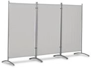Leco Stellwand (Sonnenschutz/ Windschutz) 3-teilig mit Stahlrohrgestell