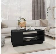 vidaXL Couchtisch, Couchtisch Schwarz 102x55x43 cm Holzwerkstoff