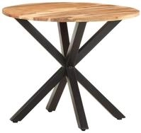 vidaXL Beistelltisch Beistelltisch 68x68x56 cm Massivholz (1-St)