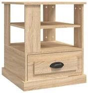 vidaXL Beistelltisch Beistelltisch Sonoma-Eiche 50x50x60 cm Holzwerkstoff (1-St)