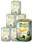 Dehner Best Nature Adult, versch. Sorten, 6 x 400 g Dose (2.4 kg), Nassfutter...