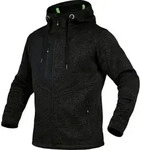 Leibw&auml;chter Kapuzenstrickjacke Casual-Line Strickjacke Unisex (Zip-Hoodie mit