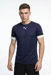 Fu&szlig;balltrikot PUMA "TEAMRISE JERSEY", Herren, Gr. S, blau (peacoat, puma schwarz,