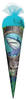 Roth Schultüte Hai, 35 cm, rund, mit blauem Tüllverschluss, Zuckertüte für