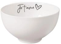 Villeroy & Boch Schale Statement Bol Je t'aime &oslash; 13,8 cm, Porzellan, (1 Schale,