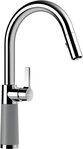 Schock K&uuml;chenarmatur SC-520 SB ausziehbar, Strahl-Brause, R&uuml;ckflussverhinderer,