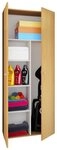 VCM Mehrzweckschrank Holz Besenschrank Staubsauger Putzschrank Vandol (1-St)