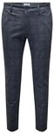 ONLY & SONS Chinohose Stoffhose Karierte Stretch Trousers f&uuml;r Herren Slim fit