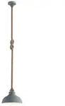 Lindby H&auml;ngeleuchte Chaby, Metall, Alu IP20, 1 x 60 W grau