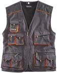Fleeceweste TERRATREND JOB "Bekleidung", Herren, Gr. 48, grau (grau, schwarz),