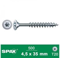 SPAX Spanplattenschraube Spax Senkkopf TX Wirox 4,5x35 mm 500 St&uuml;ck/Box
