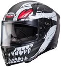 Caberg Motorradhelm Caberg Avalon X Punk Integralhelm matt-grau / schwarz-rot...