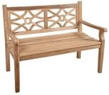 Garden Pleasure Gartenbank, Bank SAYANG 2-Sitzer Teakbank Terrasse Sitzbank...