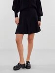 Y.A.S Minirock YASFONNY HW KNIT SKIRT S. NOOS schwarz XS (34)