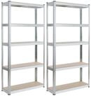 Arebos Schwerlastregal 180x90x40 cm, 5 B&ouml;den, 875 kg Traglast, Steckregal,