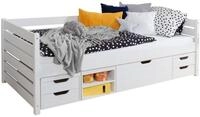 Ticaa Bettgestell Sofabett Naomi inkl. Funktionsschubk&auml;sten