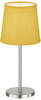 FHL easy Eve Design-Tischlampe gelb E14 nickel 850225