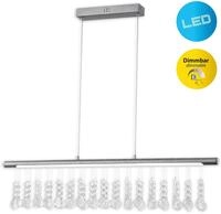 n&auml;ve LED Pendelleuchte Nobilis, Dimmfunktion, LED fest integriert, Warmwei&szlig;,