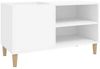 vidaXL TV-Schrank 845 x 38 x 48 cm Plattenschrank Wei&szlig; 84,5x38x48 cm Spanplatte