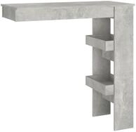 vidaXL Esstisch, Wand-Bartisch Betongrau 102x45x103,5 cm Holzwerkstoff