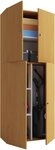 VCM Mehrzweckschrank Haushaltsschrank Lona B. 70 x H. 184 x T. 40 cm Holz