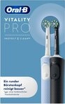 Oral-B Elektrische Zahnb&uuml;rste Vitality Pro Doppelpack, Aufsteckb&uuml;rsten: 2 St.,