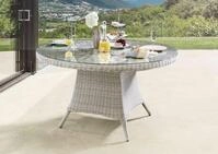 Destiny Gartentisch LUNA (1-St., &Oslash;120x75 cm), (120x75 cm), Aluminium,...