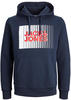 Jack & Jones Kapuzensweatshirt JJECORP LOGO SWEAT HOOD PLAY NOOS, blau