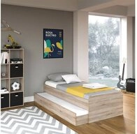 VitaliSpa&reg; Kinderbett Enzo, Sonoma, 90x200 cm mit Matratze (2-tlg)