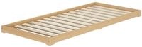 ERST-HOLZ Futonbett Niederflurbett Futon Bodenbett 90 x 200 cm Buche Massivholz,
