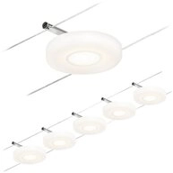 Paulmann Deckenleuchte Paulmann 94426 Seil-Komplettsystem LED Chrom (matt), Chrom